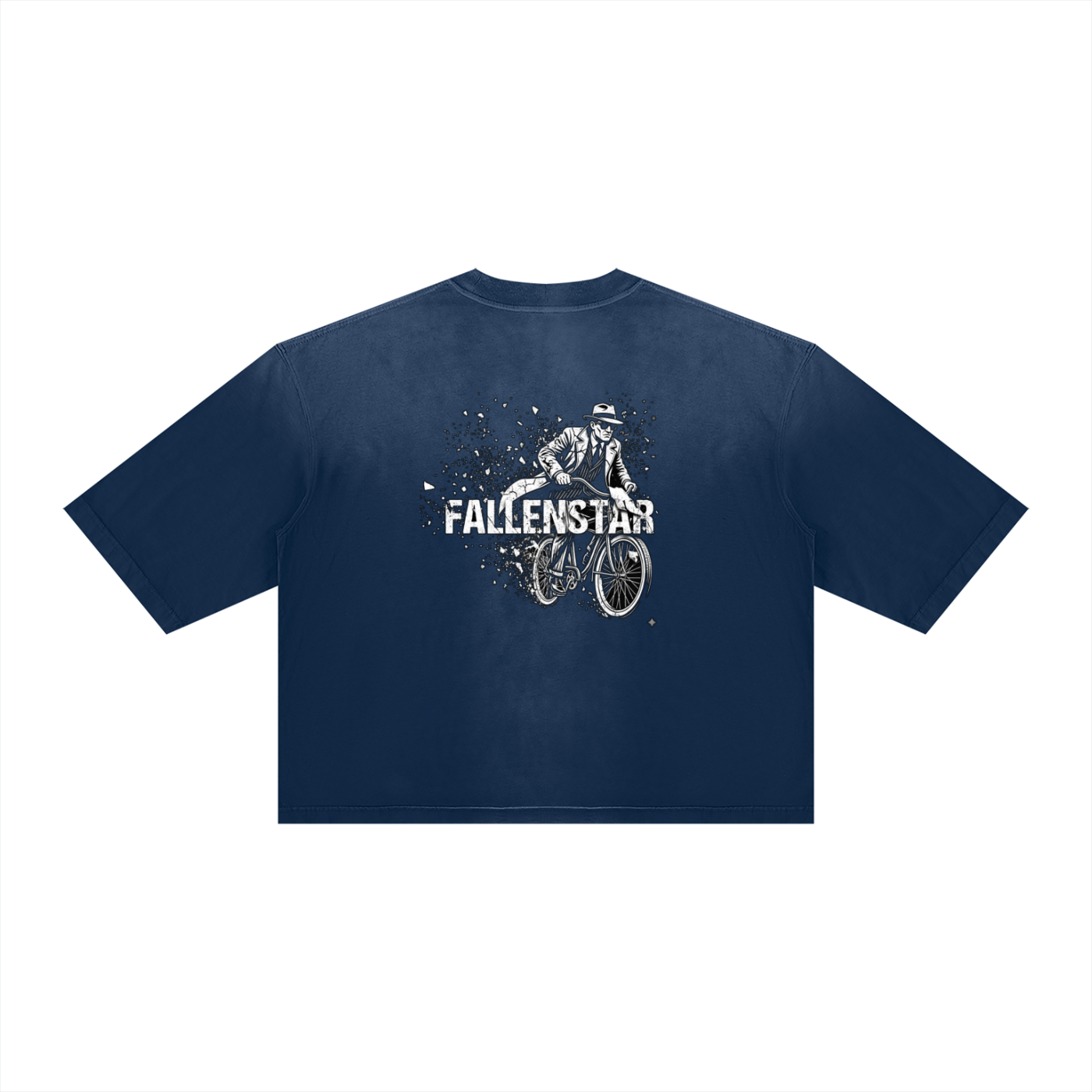 fallenstar Unisex Vintage Wash Sunfade Boxy T-Shirt