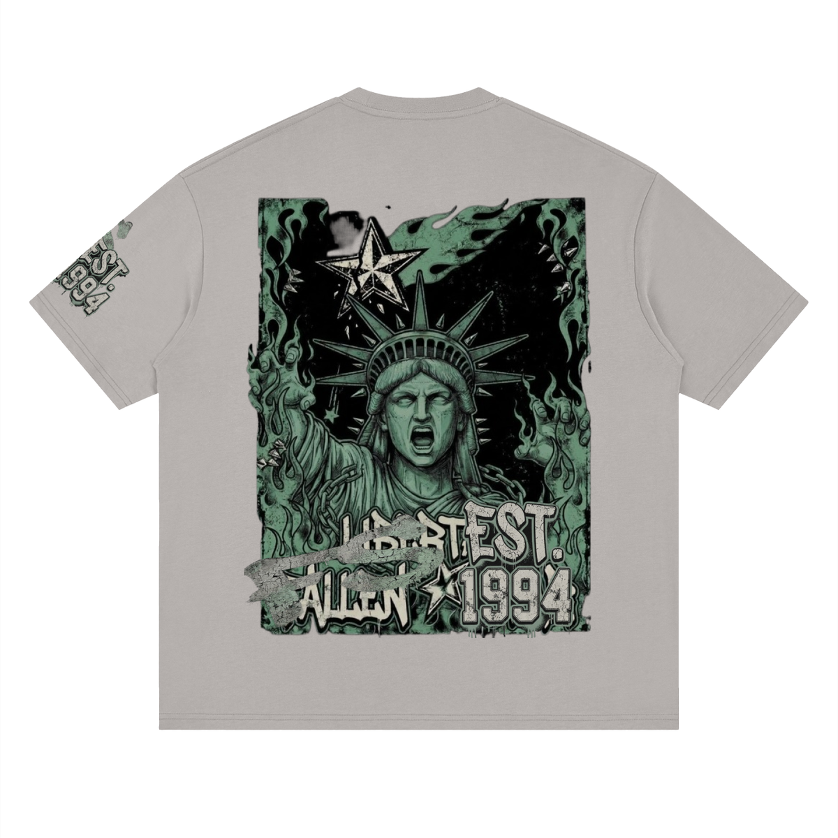 fallenstar. Streetwear Loose Drop Shoulder T-Shirt