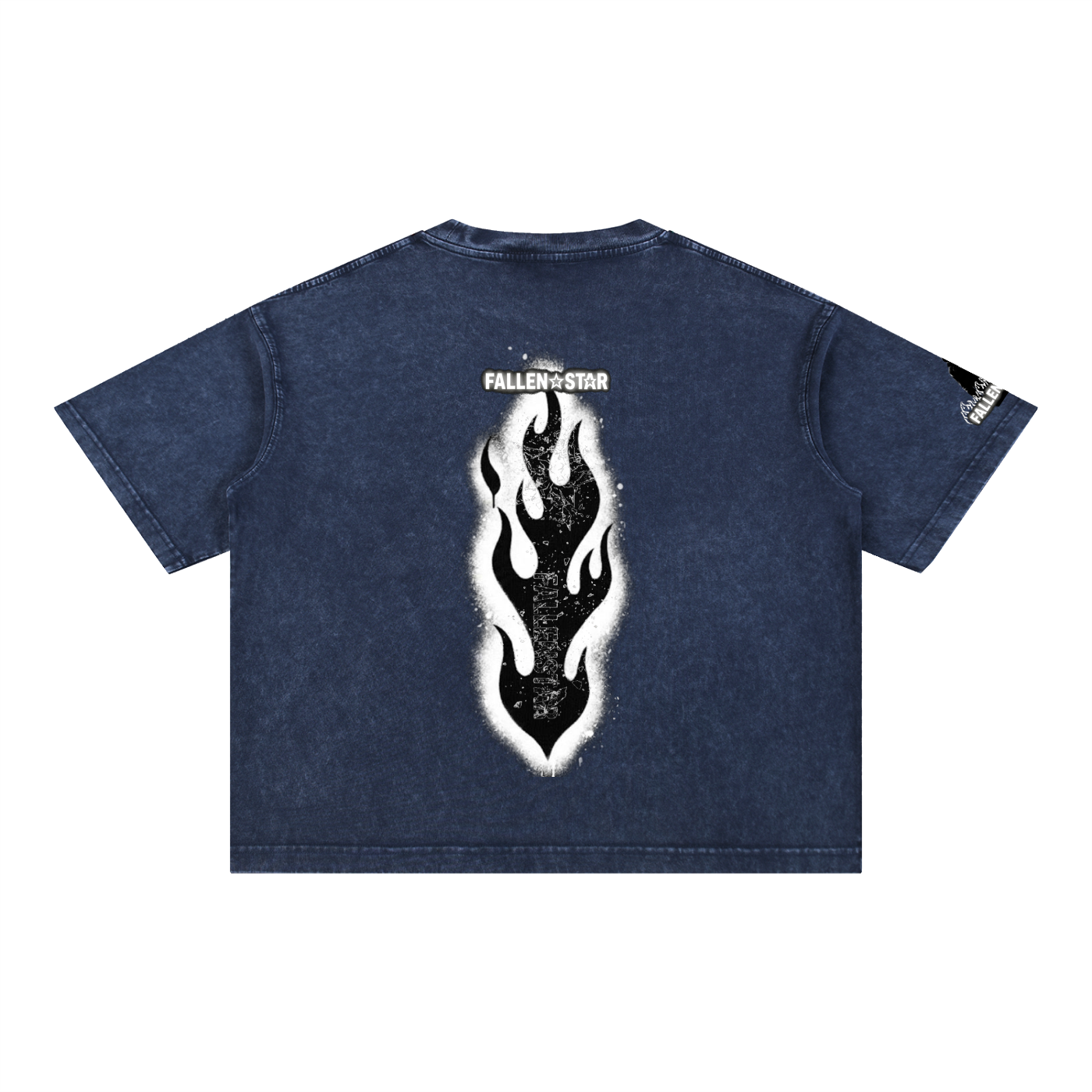 fallenstar Mineral Wash Boxy Cotton T-Shirt