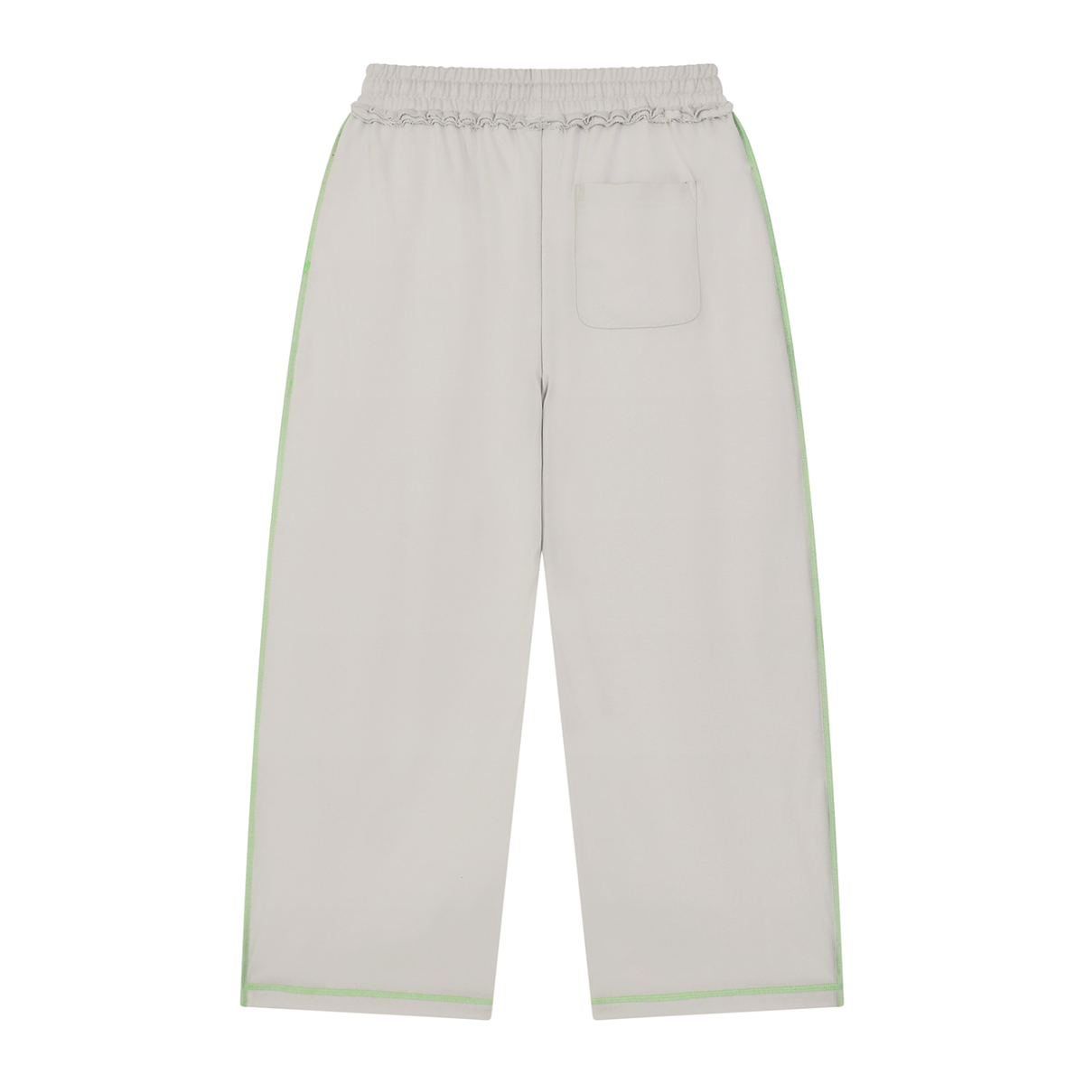 Unisex Raw Edge Topstitch Sweatpants