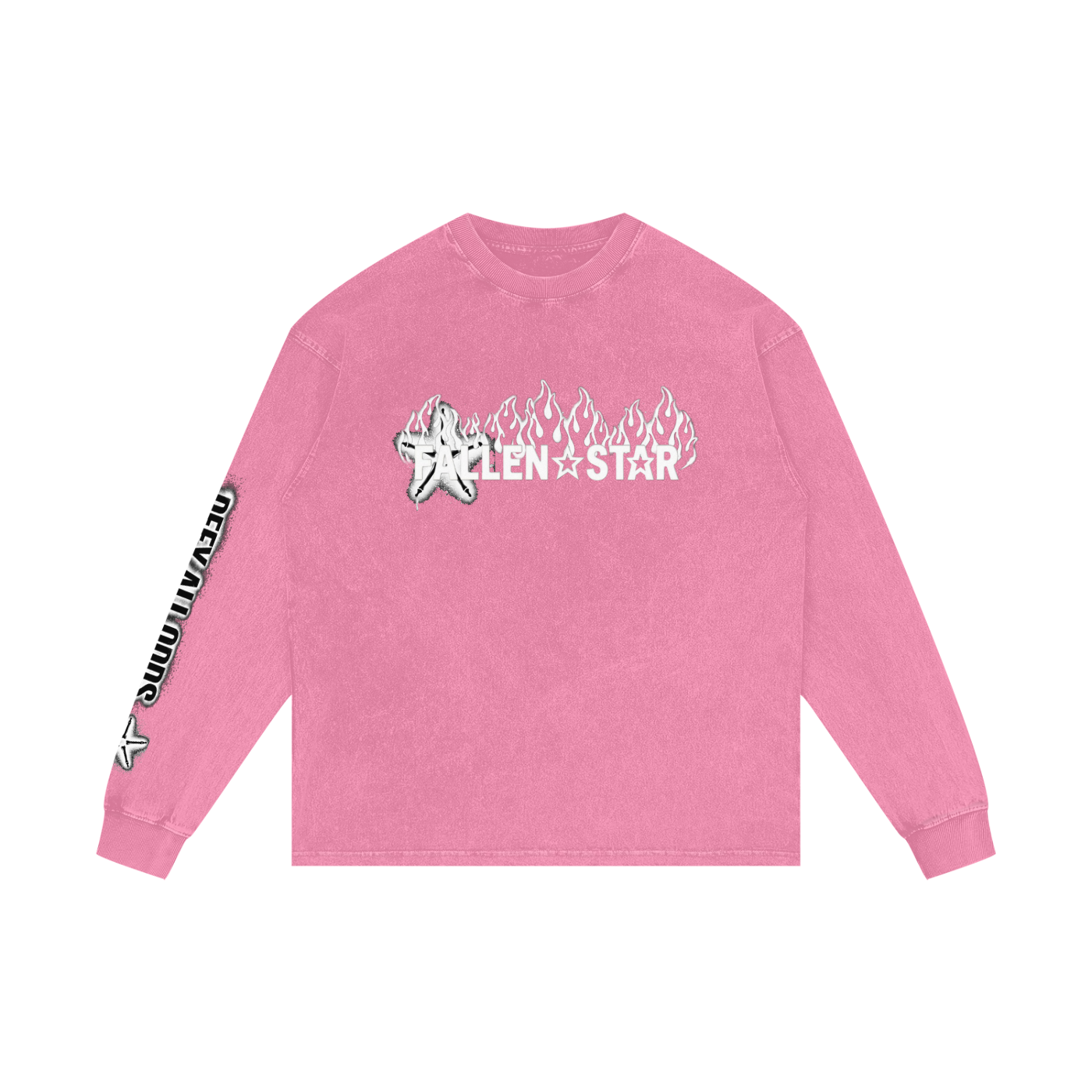 Acid Wash Oversize Long Sleeve T-Shirt