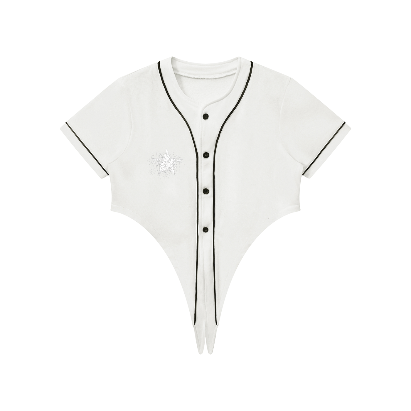 fallenstar Women's Piping Baseball Jersey
