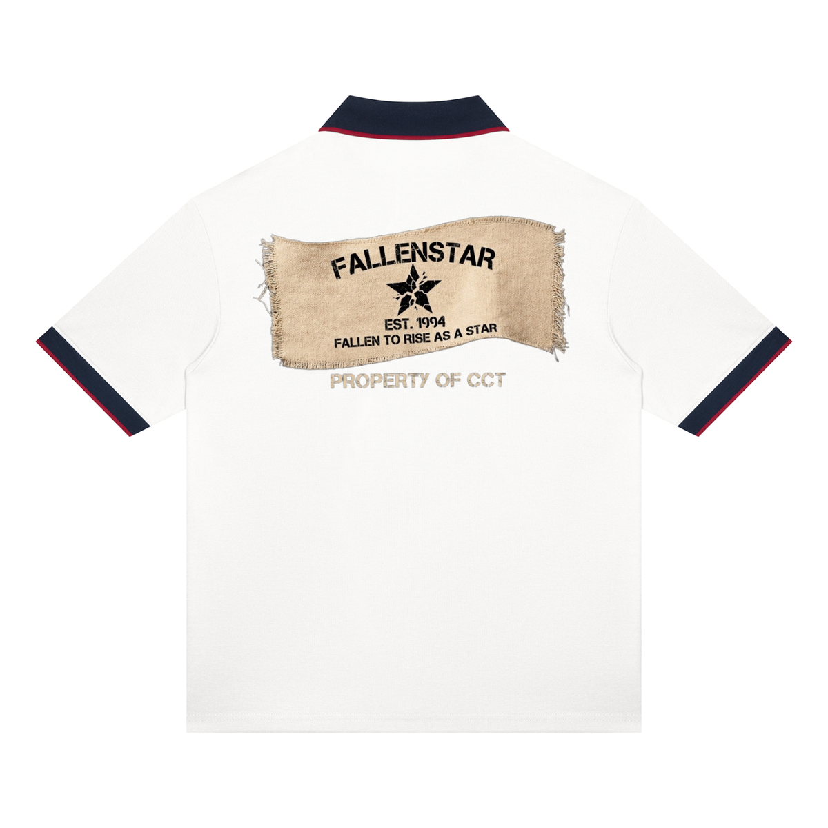fallenstar Unisex Color Block Polo Shirt