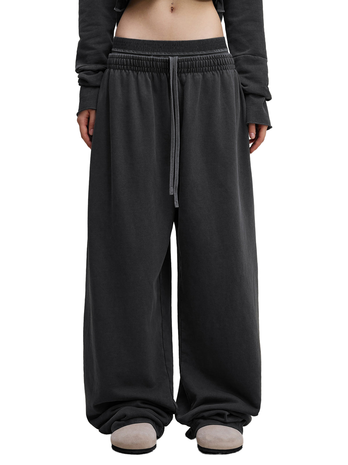 Vintage Washed Waist Pants