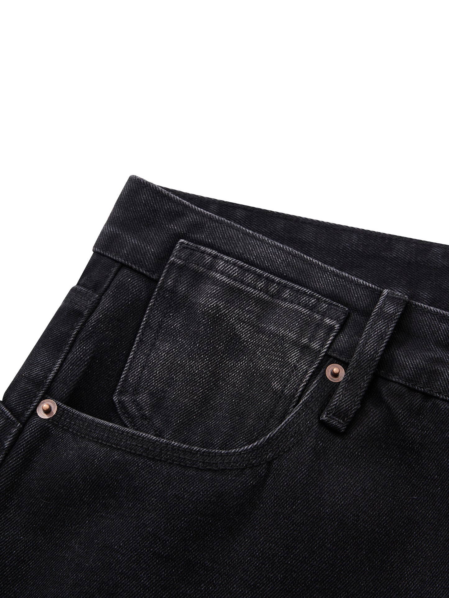 Men's Vintage Wash Wide Leg Jeans