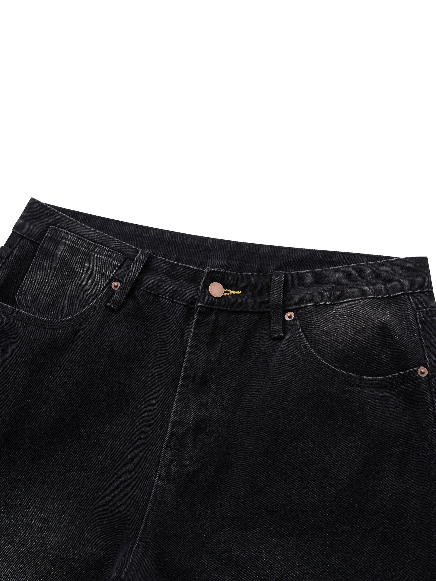 Men's Vintage Wash Wide Leg Jeans