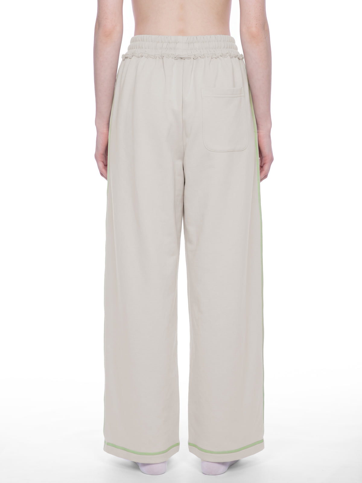 Unisex Raw Edge Topstitch Sweatpants