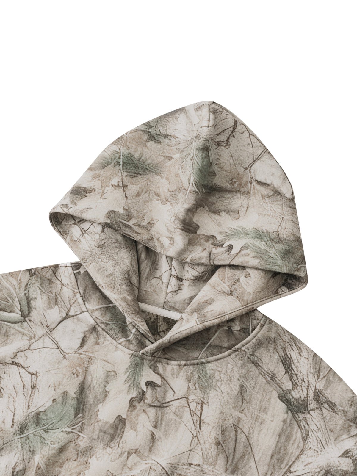 Unisex Oversized Fleece Tree Camo Hoodie